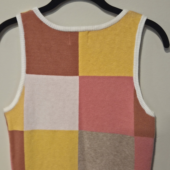 ANDREE BY UNIT Color Block Sleeveless Midi Dress Size Medium - Picture 5 of 5